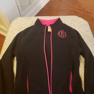 Black fleece light weight jacket